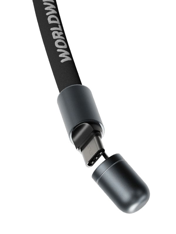 LANYARD / CORDINO PORTA BADGE E CELLULARE CON CAVO SNAPNECK